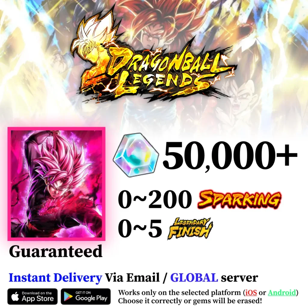 Dragon Ball Legends Super Saiyan Rosé Ultra Supervillain Goku Black Starter Account [iOS/Android]