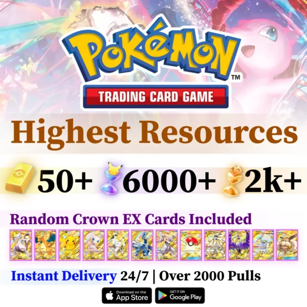 Pokémon Accounts with Highest Resources TCG Pocket